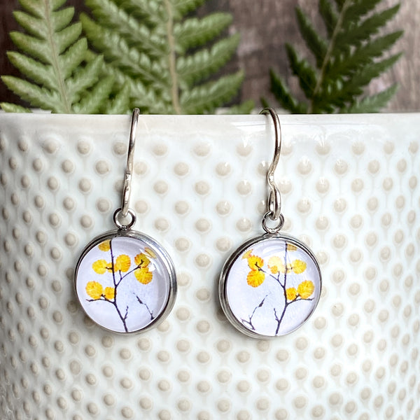 Deciduous Beech - Drop Earrings-Earrings-Myrtle & Me