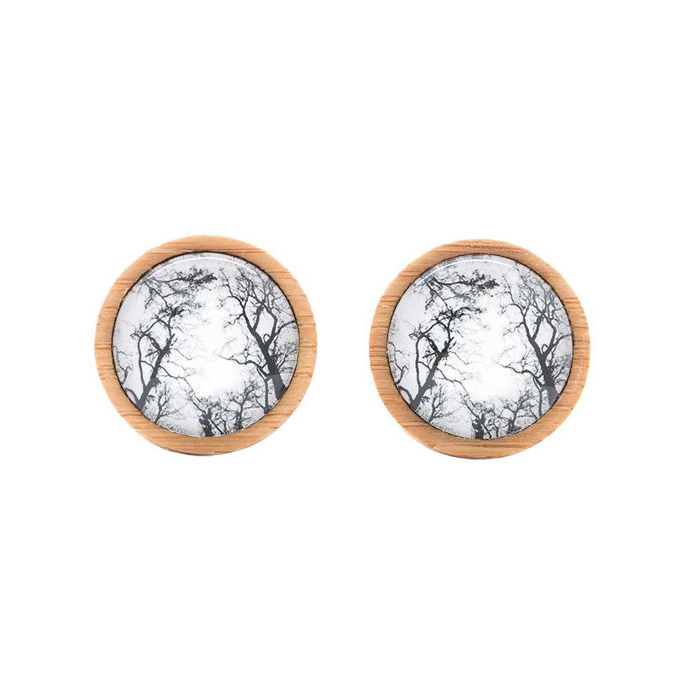 Australian Gum Trees After Fire - Handmade Cufflinks - Myrtle & Me