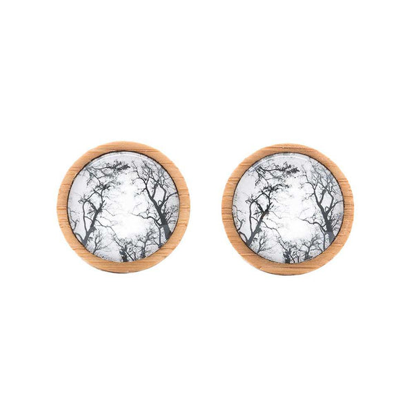 Australian Gum Trees After Fire - Handmade Cufflinks - Myrtle & Me
