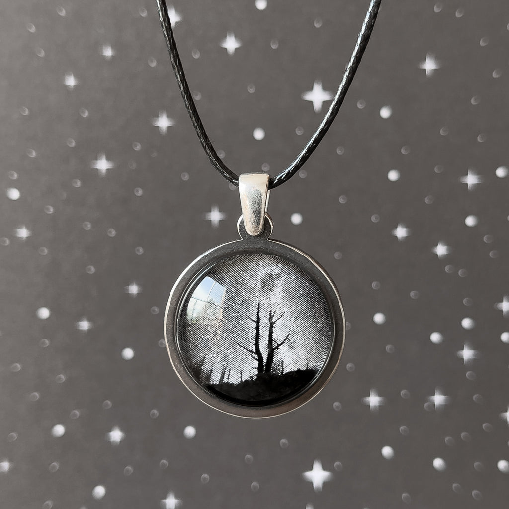 King Billy Pine Handmade Steel Necklace - Tasmanian Nature Jewellery - Myrtle & Me