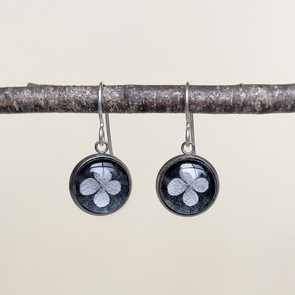 Tasmanian Leatherwood Flower Dangle Earrings - Handmade In Australia