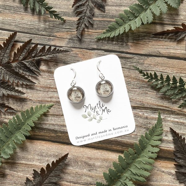 Wombat Handmade Dangle Earrings - Cradle Mountain Tasmania - Myrtle & Me