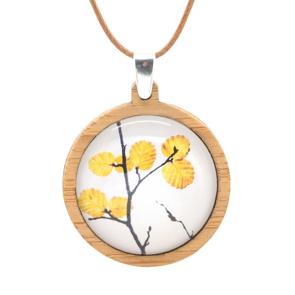 Fagus - Deciduous Beech - Necklace Pendant - Myrtle & Me - Tasmanian Jewellery