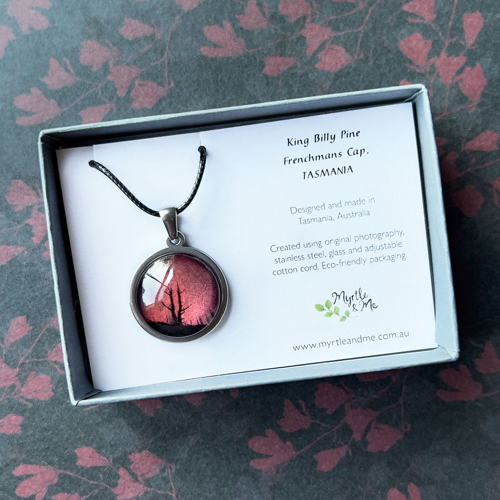 King Billy Pine - Tasmanian Handmade Pendant - Myrtle & Me