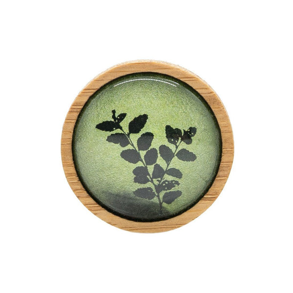 Myrtle Tree Leaves Handmade Brooch- Myrtle & Me - Tasmanian Jewellery