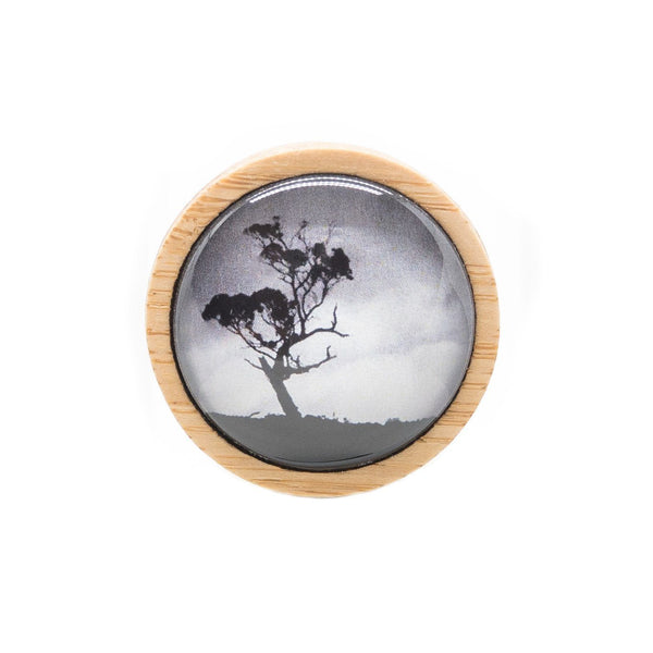 Australian Gum Tree Brooch - Handmade in Tasmania - Myrtle & Me Jewellery