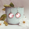 Pink Blossom Handmade Drop Earrings - Myrtle & Me Tasmanian Jewellery