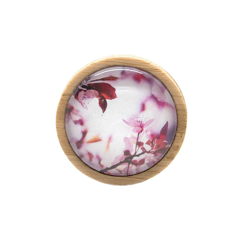 Pink Blossom Handmade Brooch - Myrtle & Me Tasmanian Jewellery