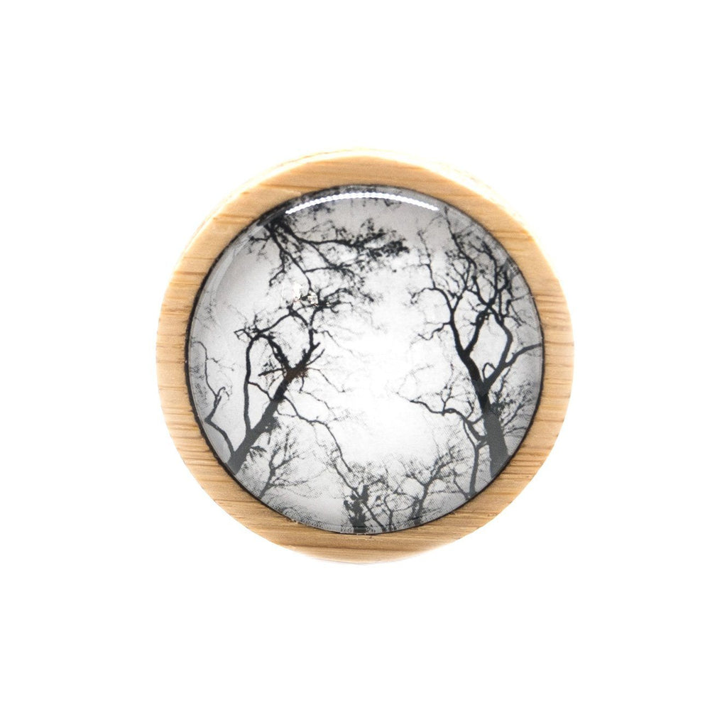Gum Trees Handmade Brooch - White - Myrtle & Me - Jewellery