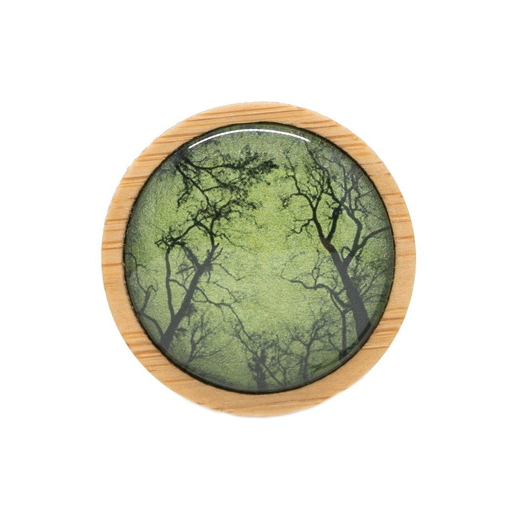 Green Gum Trees - Handmade Brooch - Myrtle & Me Jewellery