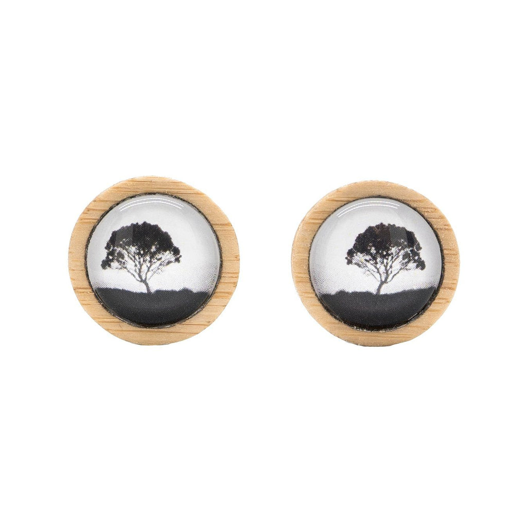 Tea Tree - Handmade Stud Earrings - Cradle Mountain Tasmania - Myrtle & Me